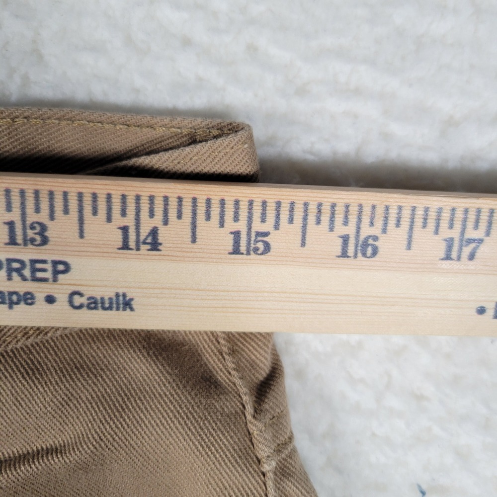 LL Bean Classic Fit Pants Mens 30x29 Khaki Tan 100% Cotton Straight Leg Twill - Picture 9 of 14